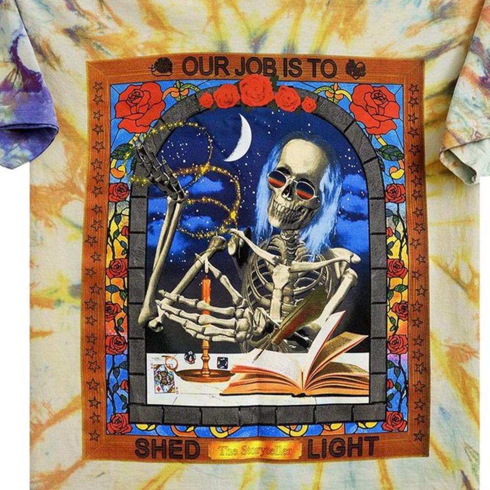Online Ceramics Grateful Dead Tshirt - Storyteller Size small